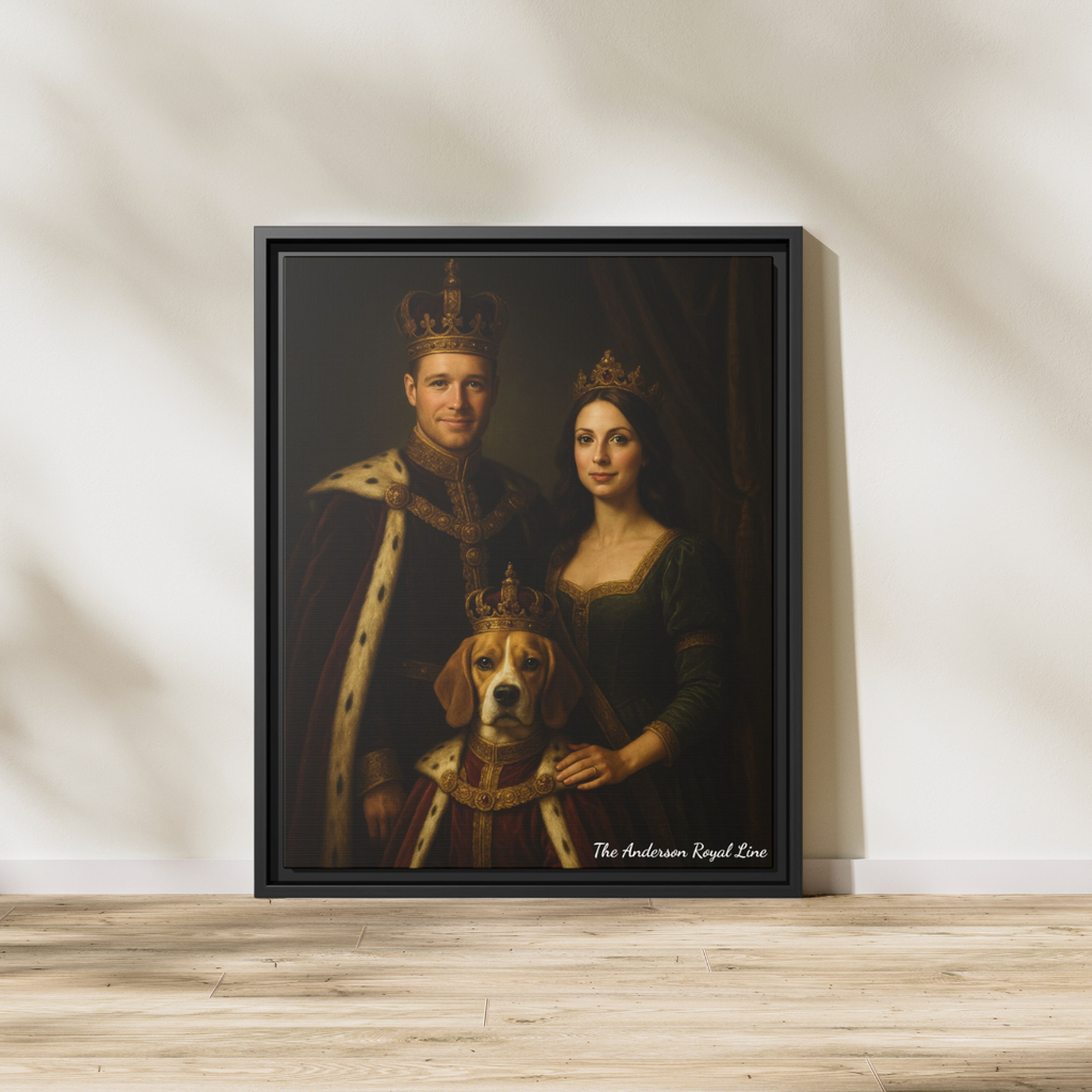Royal Family Portrait – You + Your Pet