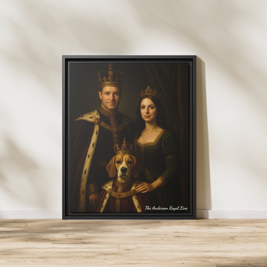 Royal Family Portrait – You + Your Pet